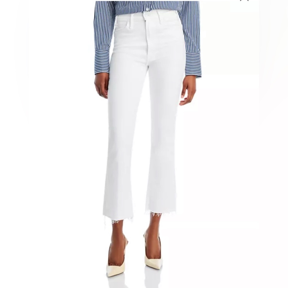 Mother The Hustler High Rise Flare Leg Ankle Jeans